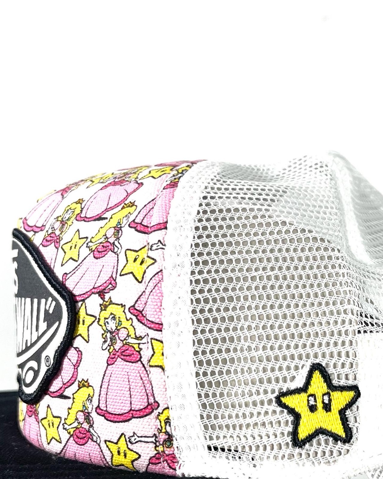 Vans x nintendo princess peach snapback cap image 3