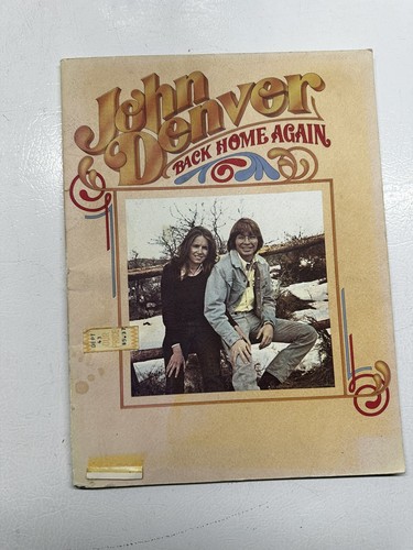 Vintage John Denver Back Home Again 1974 Music Book