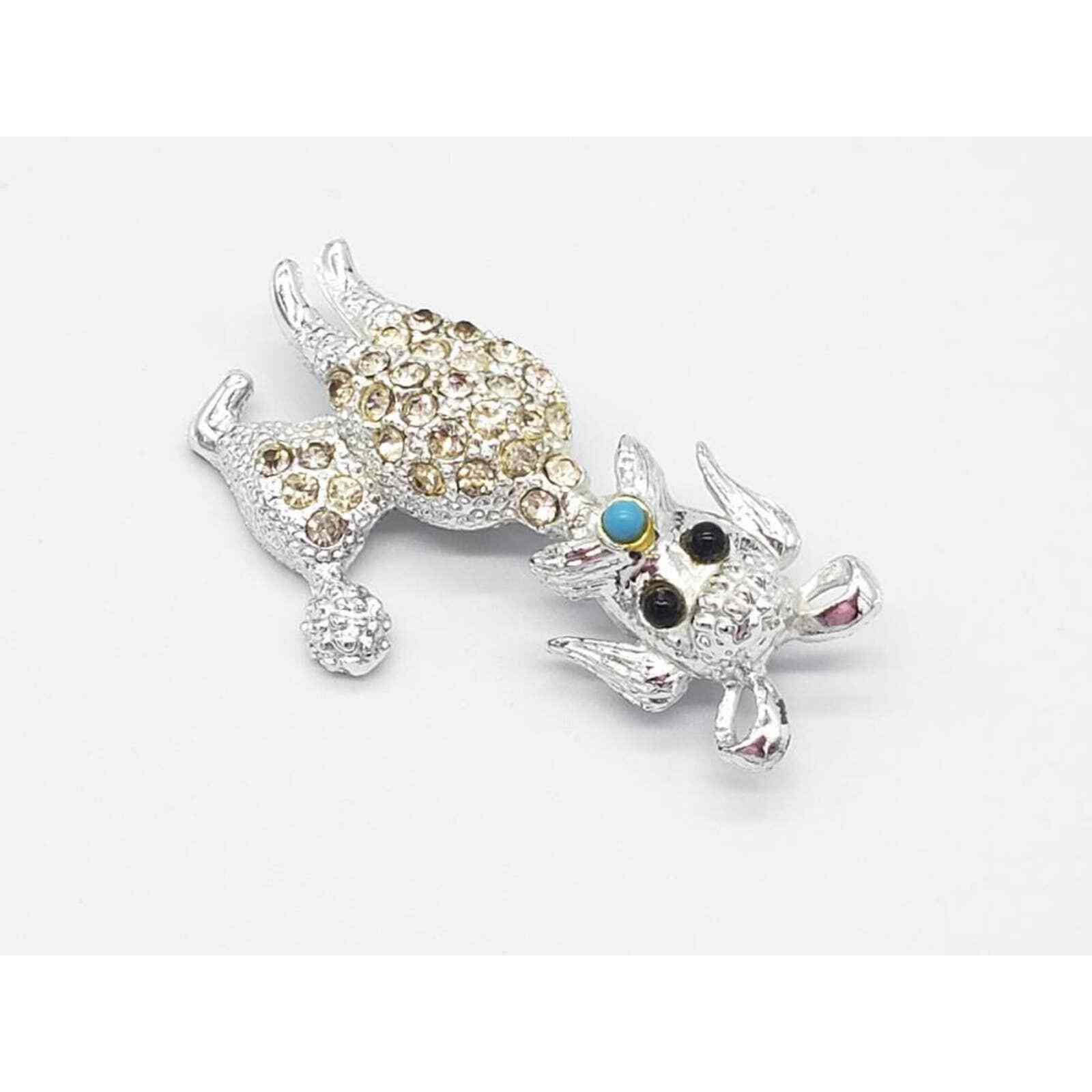 50s Style Brooch, French Poodle Pin, Poodle Gift - image 9