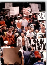 2000 Comic Images WWF Rock Solid #68 Checklist B/Rock in crowd