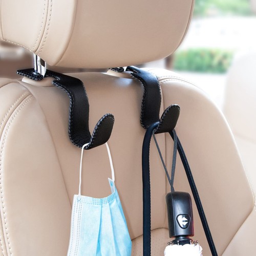 EldHus Headrest Hooks for Purses and Bags 2 Pack Seat Hooks for Grocery Bag H... - 第 4/7 張圖片