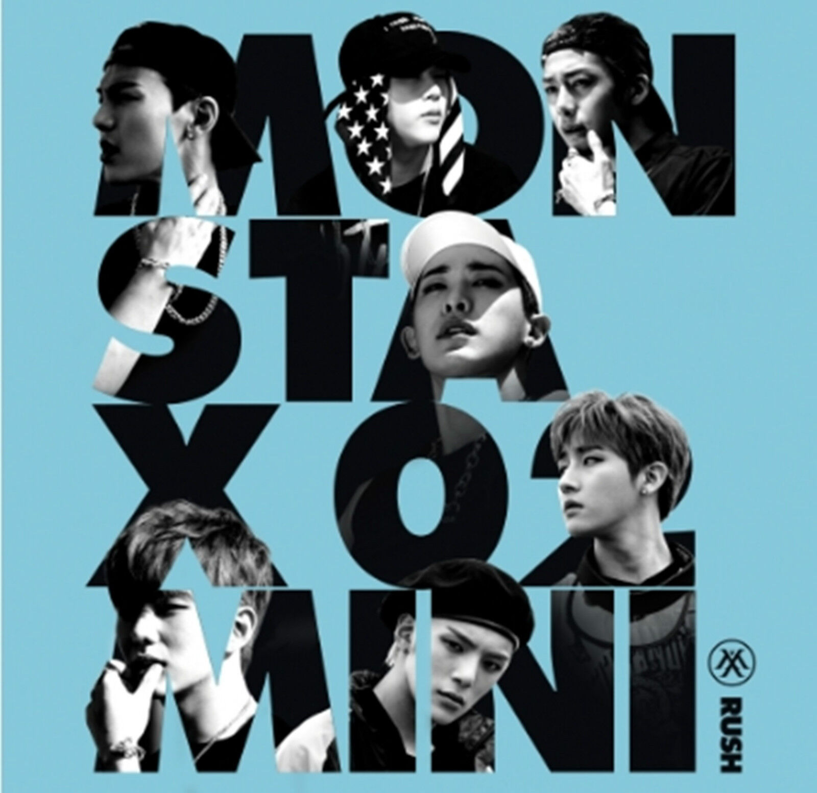 Monsta X 2nd mini álbum [Rush] secreto Ver. CD + Álbum + FOLLETO Sellado