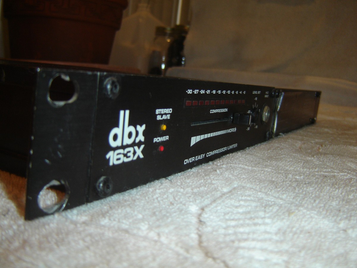 DTM・DAW Dbx163x Compressor Limiter dbx 163X Over Easy Compressor / Limiter [VINTAGE] - Perfect