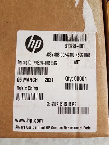 2 X LOT Samsung M471A1K43BB1-CRC 8GB 2400 SODIMM Memory Module - HP 913799-001 - Picture 4 of 4