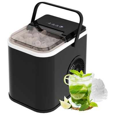 12kg/Tag Eiswürfelbereiter Eiswürfelmaschine 105W Ice Maker mit Selbstreinigung