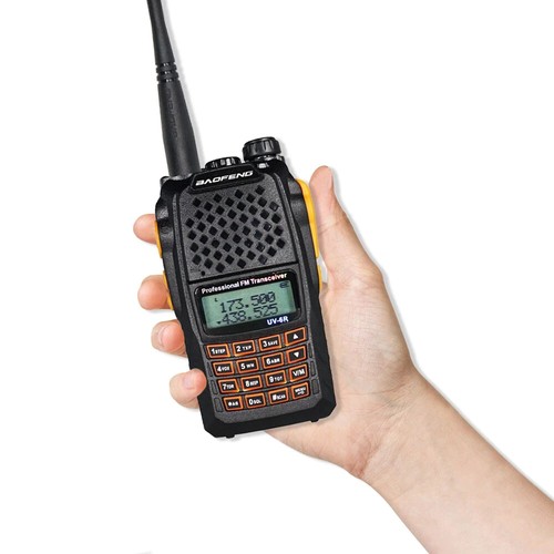 Baofeng UV-6R Walkie Talkie Ricetrasmittente VHF/UHF Dual Band Radio 136-520 MHZ - Foto 7 di 7