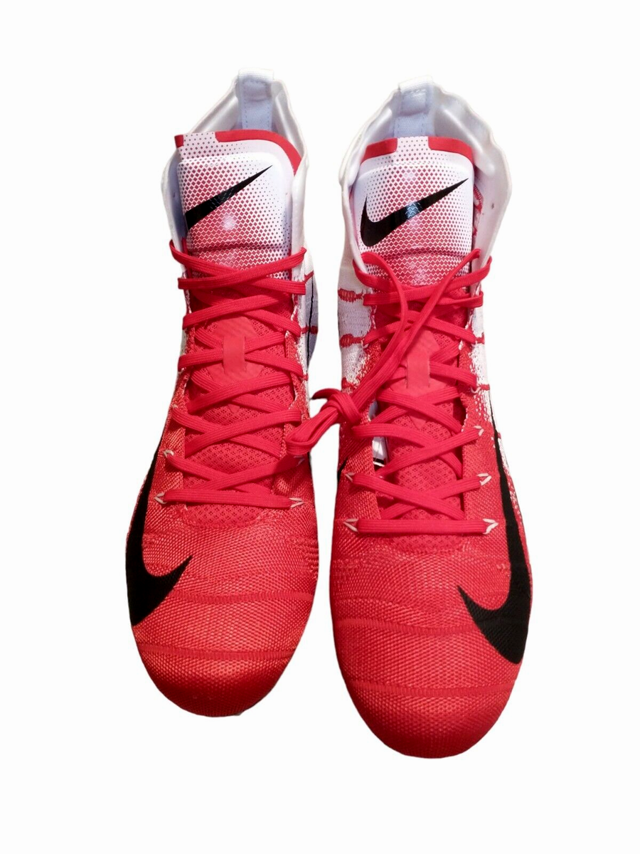 Nike Vapor Untouchable 3 Elite Flyknit Cleats White Red Size 12.5 AO3006-160 s-l400.jpg main image 2