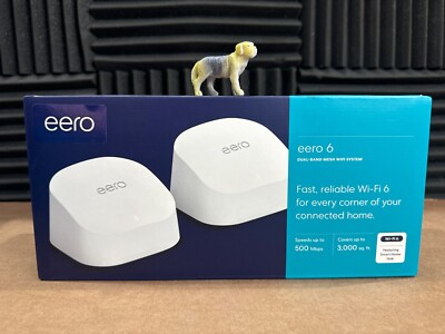 eero 6 2 Port 900 Mbps Router - N010001 for sale online | eBay