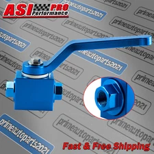 Aluminum Brake Line Lock Shut Off Valve 1/8" NPT Billet New ASI