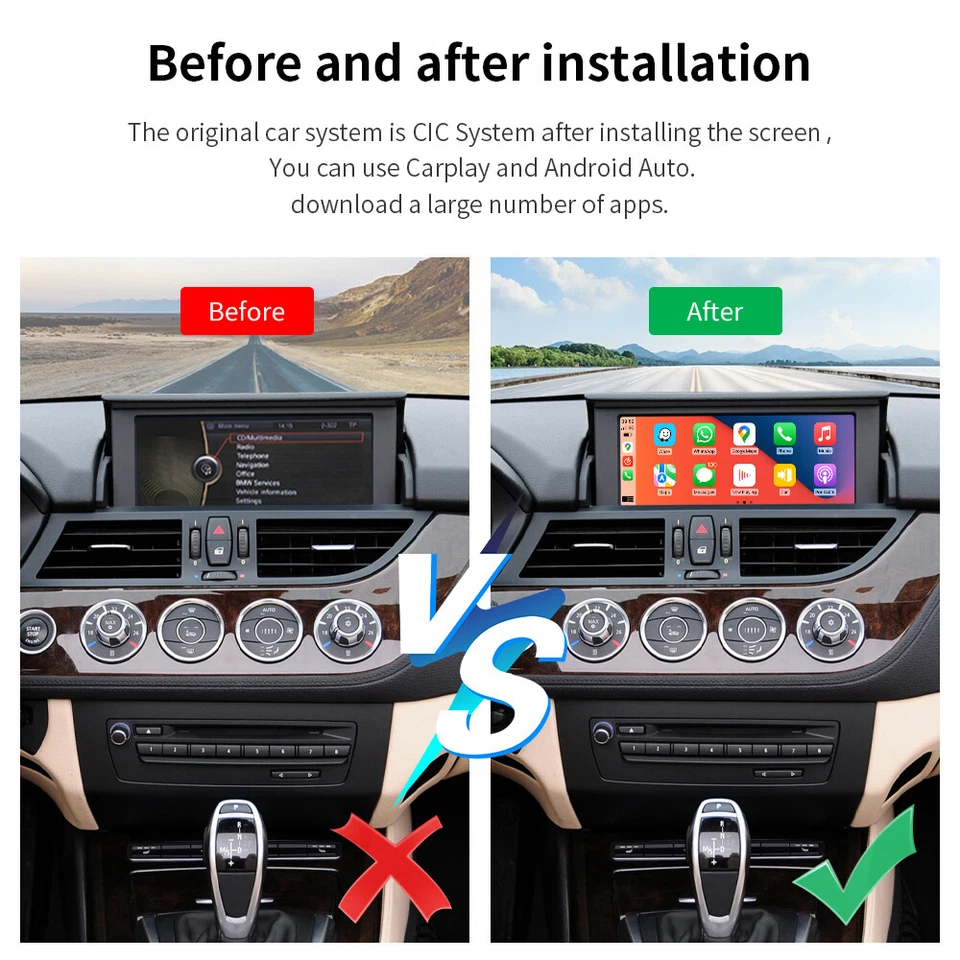 Für BMW Z4 E89 CIC Wireless CarPlay Android Auto Interface Mirror Link Retrofit - Bild 3 von 4