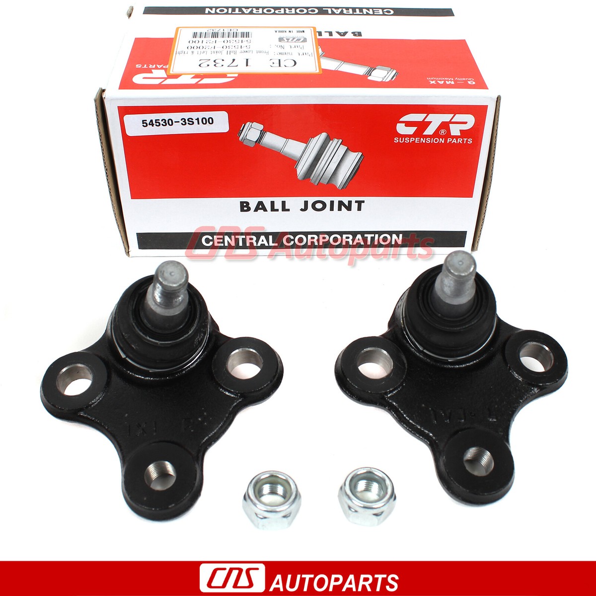CTR Ball Joints FRONT Lower LH & RH OEM 54530F2000 Fit 2017