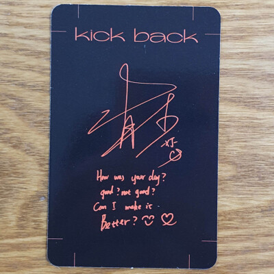 Xiaojun Official Photocard WayV The 3rd Mini Album Kick back