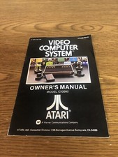 Vintage 1978 Atari Model CX2600 Video Computer System Owners Manual