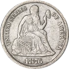 1876-P Seated Liberty Dime