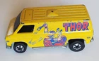 Vintage 1974 Original Hot Wheels Super Van Thor Yellow Blackwall Diecast Mattel