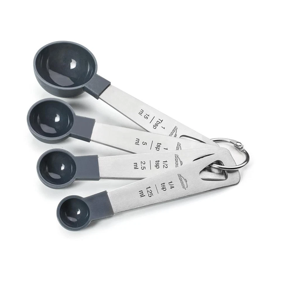 [67037] Lacor Ensemble 4 Cuillères à Mesurer Acier Inoxydable et PP - Photo 1/1