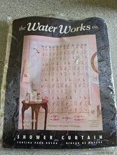 Shower Curtain English Rose Sheer Waterworks Read All new