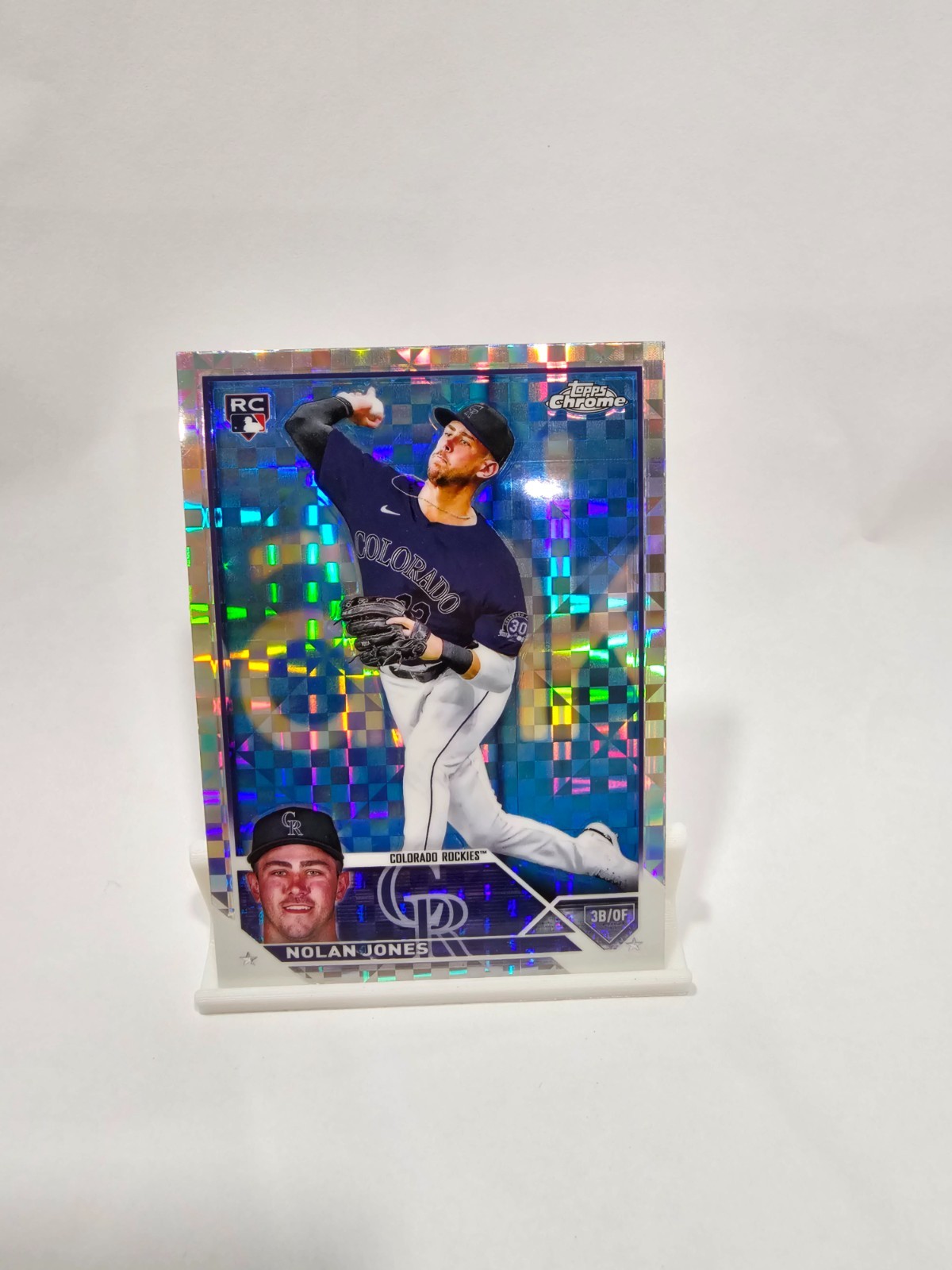 2023 Topps Chrome Prism Refractors #43 Nolan Jones Rockies