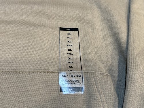 Nike Sudadera Para Hombres Club Sudadera con Capucha Pullover Tostado Talla XL Alta Nueva - Imagen 4 de 6