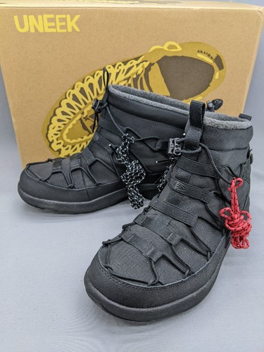 Keen Uneek SNK Chukka WP Boots Men's Size 7 Waterproof Triple Black - Picture 1 of 11