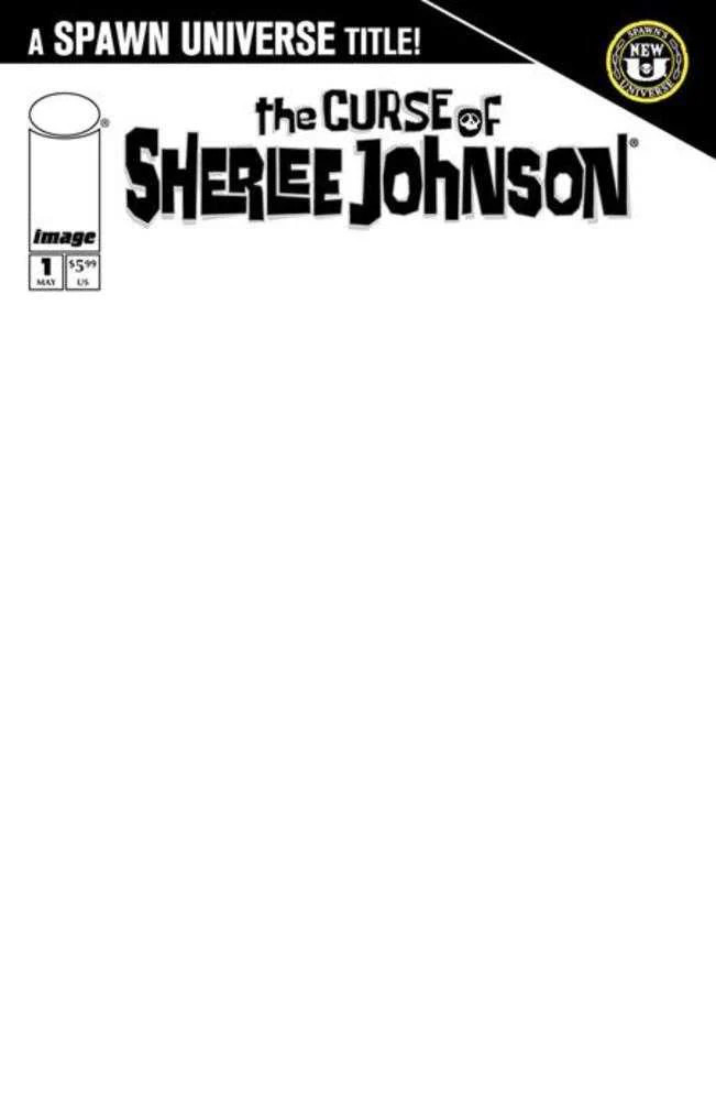 Spawn The Curse Of Sherlee Johnson #1 Cover D Blank Sketch Variant