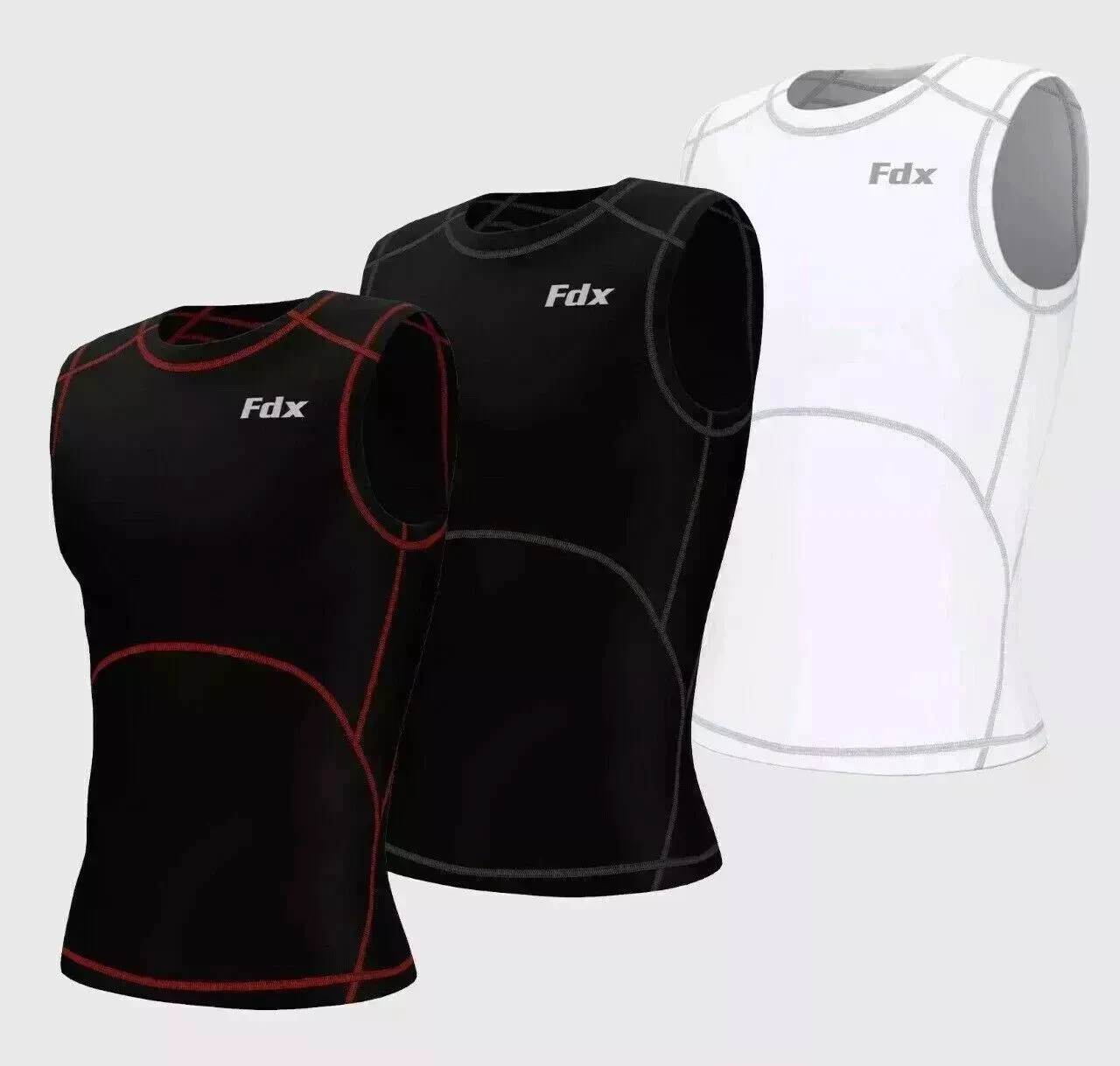 3 pcs Mens Compression Armour Base Layer Top Sleeveless Thermal Gym Sports Shirt
Opens in a new wind