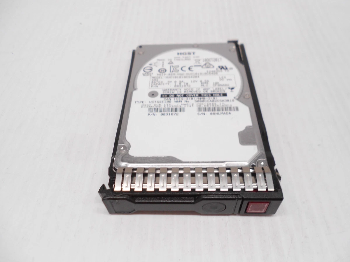HGST SAS Internal Hard Disk Drives 1.8 TB Storage Capacity for