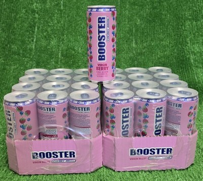 (2,89 /L) BOOSTER Energy Drink Virgin Berry ZERO 24X0,33l  inkl. PFAND Versand0 