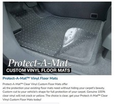 Front Row 2 Pc Clear Protect-A-Mat Custom Flo...