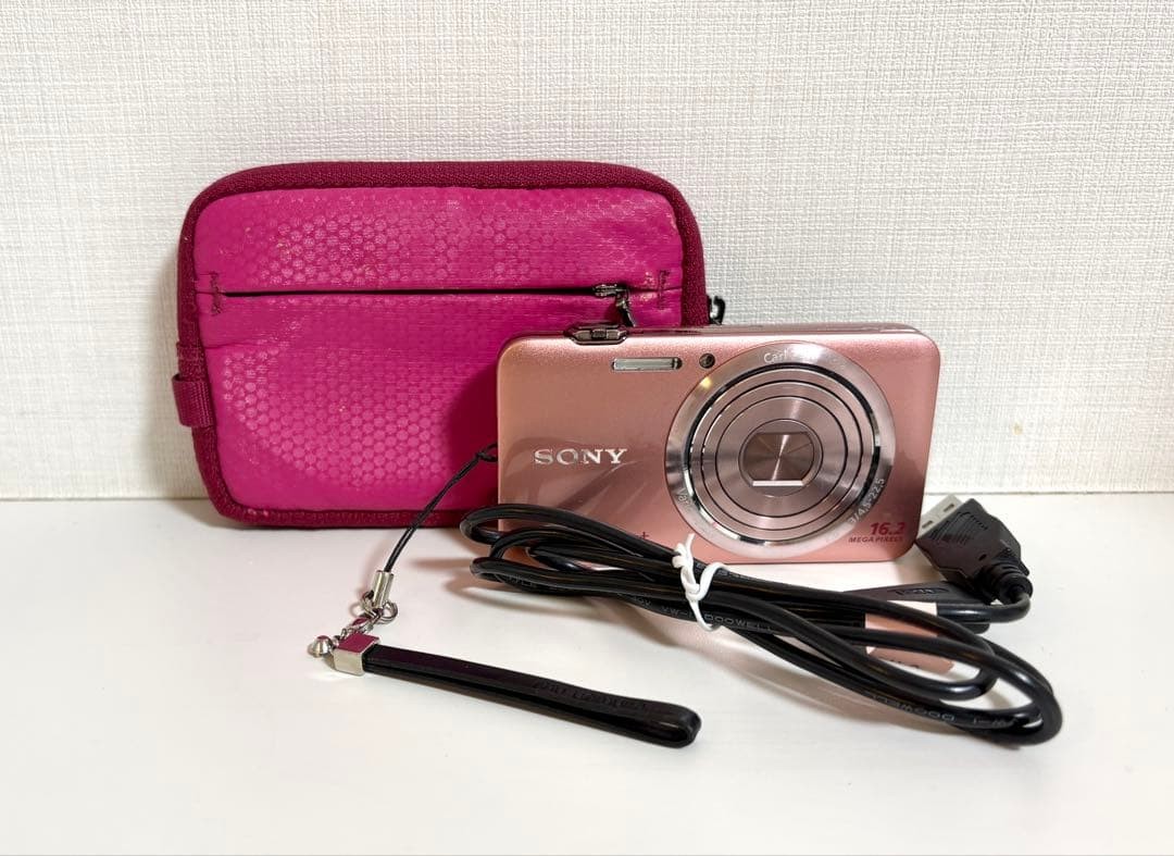Sony Cyber-shot DSC-WX7 16.2MP Compact Digital Camera with Case and Strap