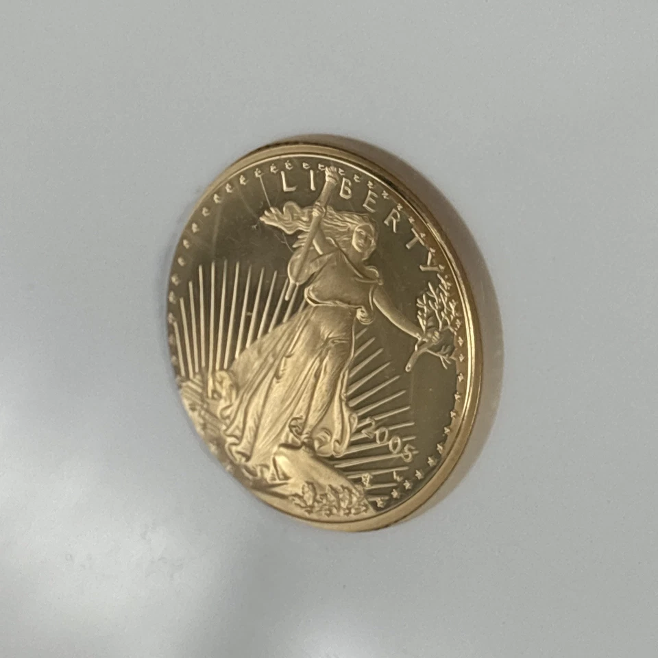 2005 1/10oz Gold Eagle Proof / NGC MS69 Ultra Cameo #1526D - Image 3 of 4