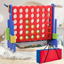 Giant 4 Row Game with Carrying Bag and Mesh Fabric .Giant 4-to-Score Game Set Su