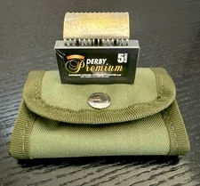 Vintage Gillette Old Type Travel Razor Kit/New Case