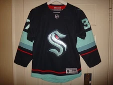 Youth Yanni Gourde #37 Seattle Kraken NHL Navy Home Premier Player Jersey