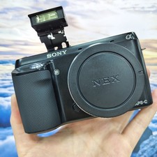 Excellent Sony NEX-F3 Black 16.1MP Mirrorless Camera Body English W/Accessories