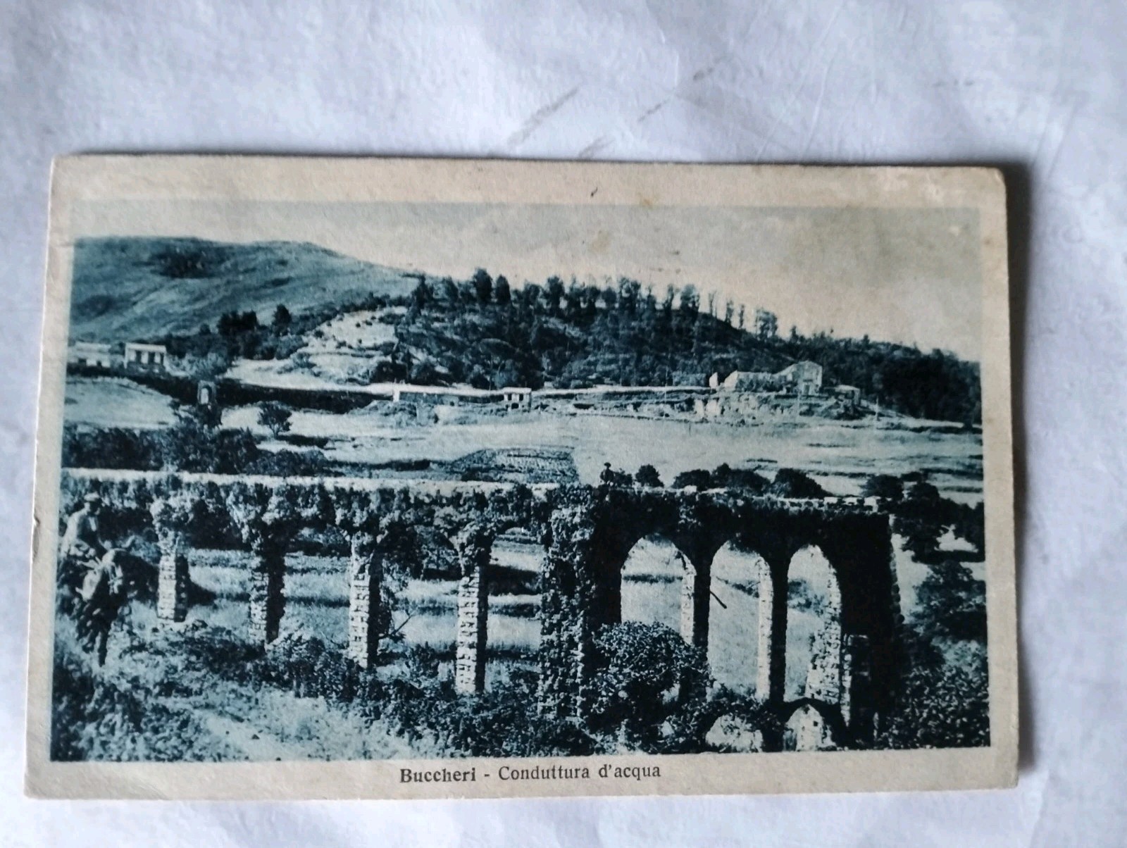 BUCCHERI Siracusa - Conduttura d'acqua fp v.ta 1934