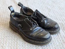 Dr Martens A-Cold-Wall Boots USM 5 USW 6 Black Leather 3 Hole SAMPLE