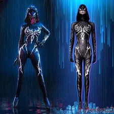 Venom Cosplay Costume Women's Suit Jumpsuit Bodysuit Clothing Headgear Outfits
