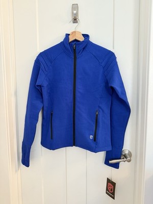 Born Primitive Women's Unmatched Moto Zip-Up in Royal Blue, Size Small NWT
