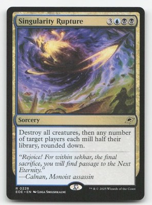 Singularity Rupture 228 Rare Edge of Eternities Magic: The Gathering Near Mint