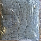 Pottery Barn Cozy Cloud Handcrafted Quilt Full Queen Steel Blue New