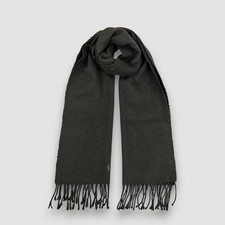 Polo Ralph Lauren Wool Scarf Vintage Classic Fringe Warmer Winter Scarves 12x59