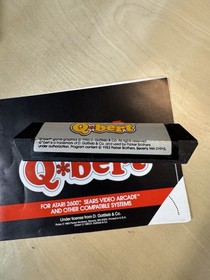 Parker Brothers Q*bert Atari 2600 & Sears Video Arcade Game w/ Manual & Box CIB