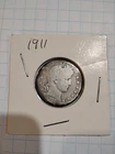 1911 P BARBER 90% SILVER QUARTER