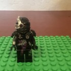 LEGO Minifigure Lot of 4 Black/Gray Armored Figures w/ Helmets & Sword — photo 4