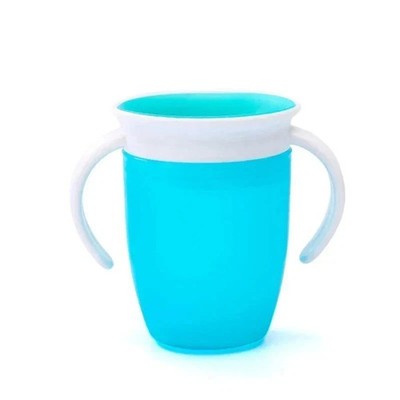 Munchkin Miracle 360 Trainer Schnabeltasse 7oz blau BPA-frei auslaufsicher Babybecher