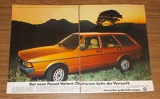 Seltene Werbung VW PASSAT VARIANT - Die schönste Seite der Vernunft 1977