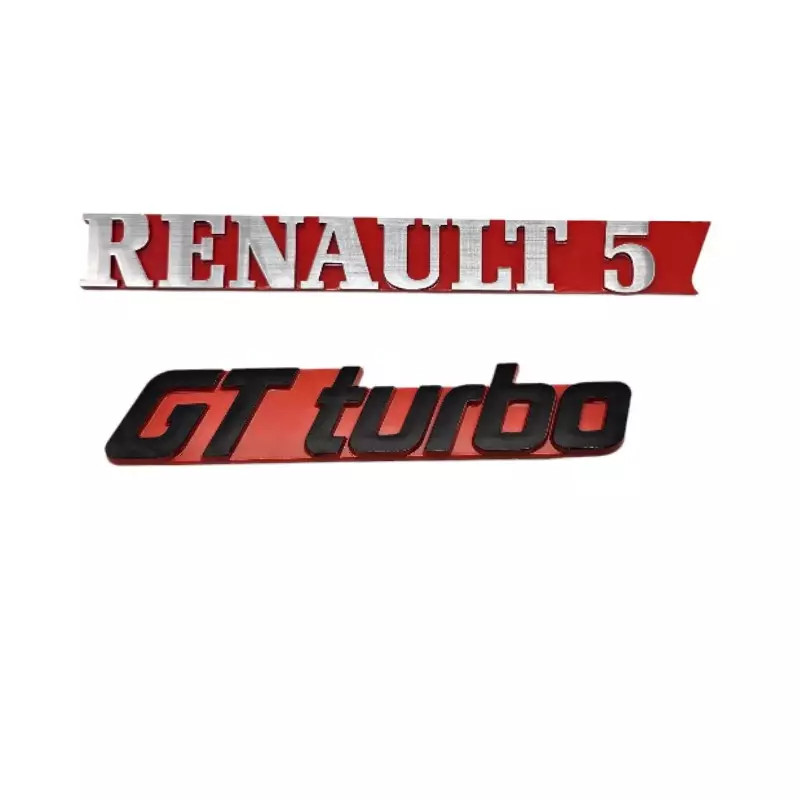 Logos Renault 5 GT Turbo pour remplacer vos insignes usés ou volés