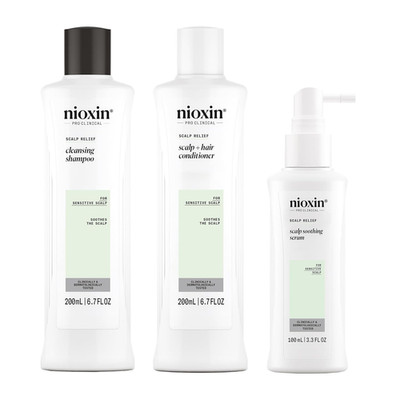 Scalp Relief System Kit | for Sensitive Itchy Scalp | Made with Aloe Vera and Vi