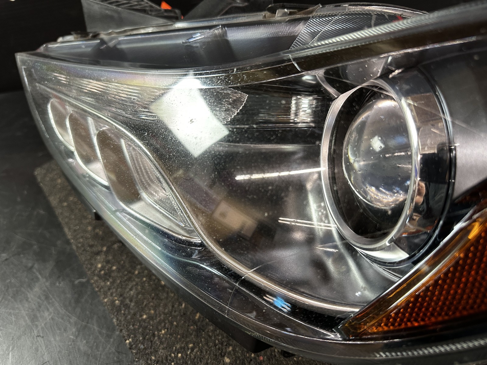 14-17 MASERATI GHIBLI DRIVER LEFT BI-XENON HID LOW AND HIGH BEAM HEAD LIGHT LAMP